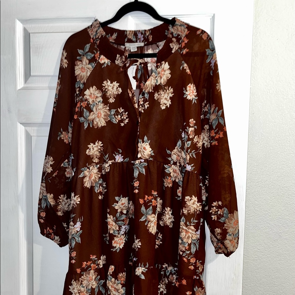 AMERICAN EAGLE- Flirty Floral Dress